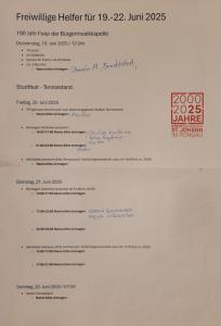 Freiwillige Helfer fürs Stadtfest 2025 gesucht!
