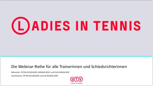 Webinar -  Reihe | Ladies in Tennis 